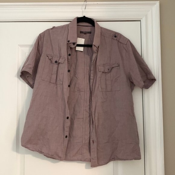 Rw&Co Pink Mens button down shirt - Picture 1 of 5